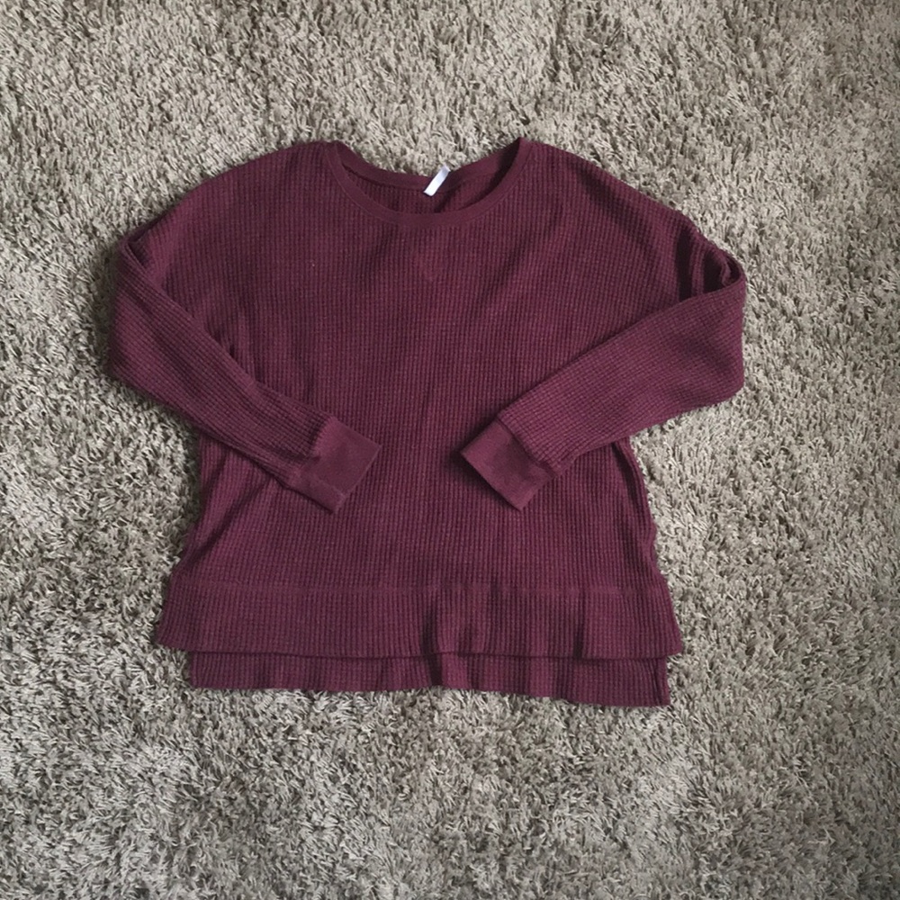 Cozy Oversized Maroon Sweater